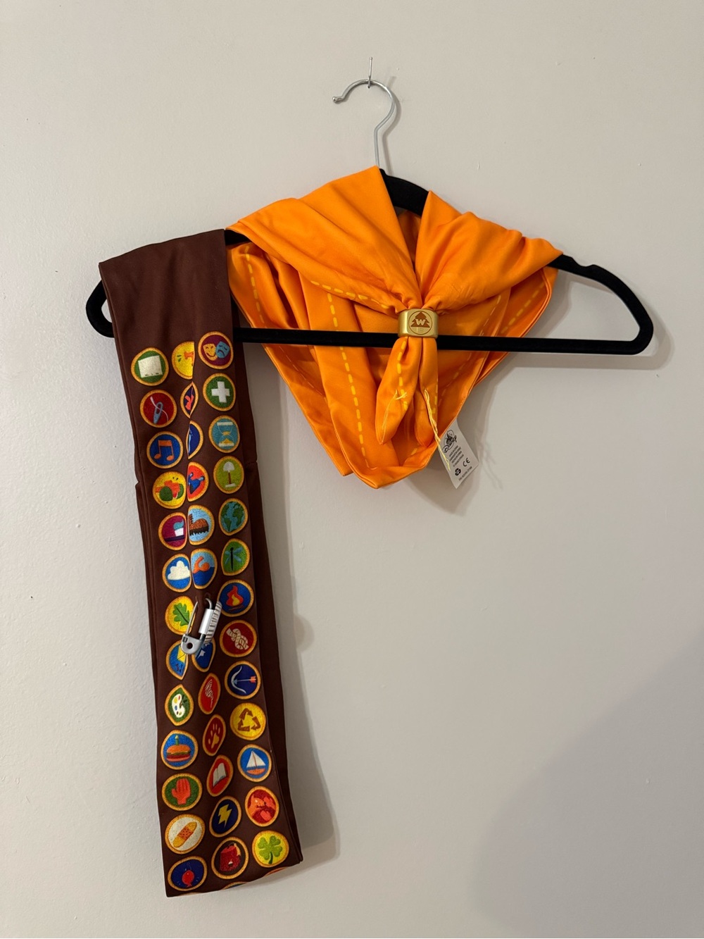 Disney Store Pixar UP Russell Costume Sash Bandana Grape Soda Badge Accessories